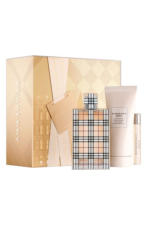 3.5 oz burberry brit women gift set under 50|BURBERRY BRIT FOR WOMEN .